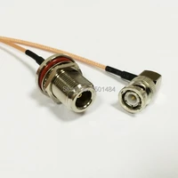 new n female jack connector switch bnc male plug right angle convertor rg316 wholesale fast ship 15cm 6 adapter
