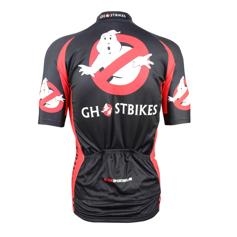 2018 велосипедная Джерси с коротким рукавом спортивная одежда призраками Мужская
