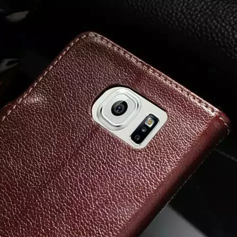 100% из натуральной кожи чехол для защиты samsung Galaxy S7 край G9350 Роскошный кожаный