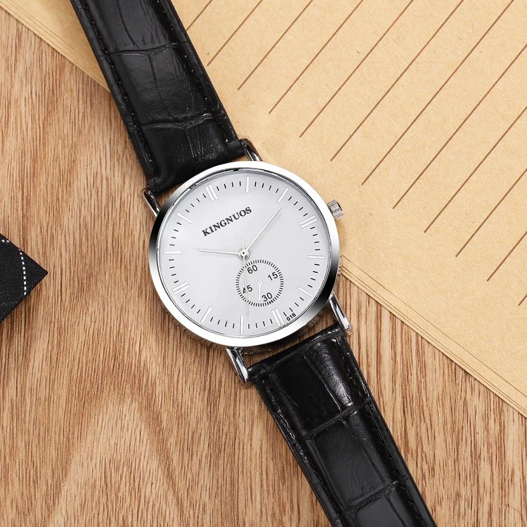 KINGNUOS Fashion simple men's lovers Watch men'swristwatch ladies watch clock relogio masculino men | Наручные часы