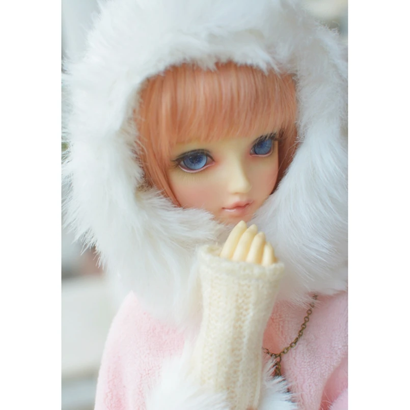 BJD розовый плащ мантия наряды Одежда для 1/4 17 дюймов 44 см 1/3 24 дюйма Высокая Женская