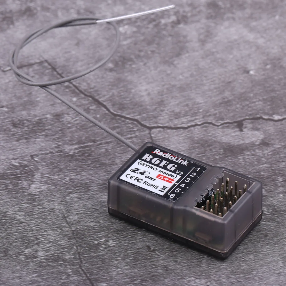 Радиоуправляемый приемник RadioLink R6FG 2 4 ГГц 6 каналов запчасти для RC6GS RC4GS RC3S RC4G T8FB