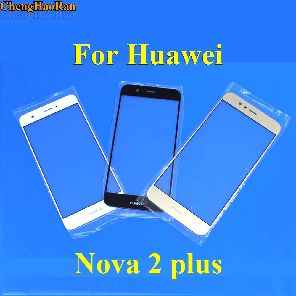 

ChengHaoRan 1pcs Touch Screen Glass Cover lens for Huawei Nova 2 plus