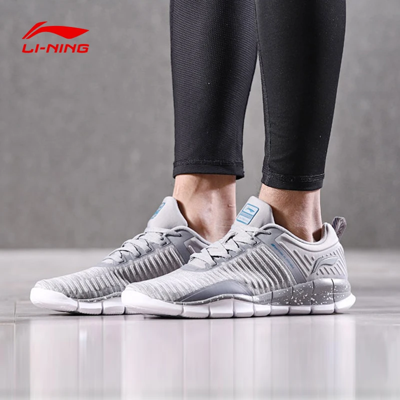 Li-Ning/мужские супер-кроссовки EXP, умные кроссовки для быстрой тренировки, поддерживающие светильник, подкладка, спортивная обувь, кроссовки из моно пряжи AFHN007 YXX027