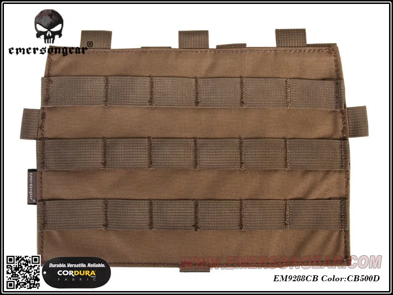 Emerson MOLLE панель для: AVS JPC2.0 жилет мультикам черный MCBK MCAD MCTP охотничьи жилеты аксессуары - Цвет: FG