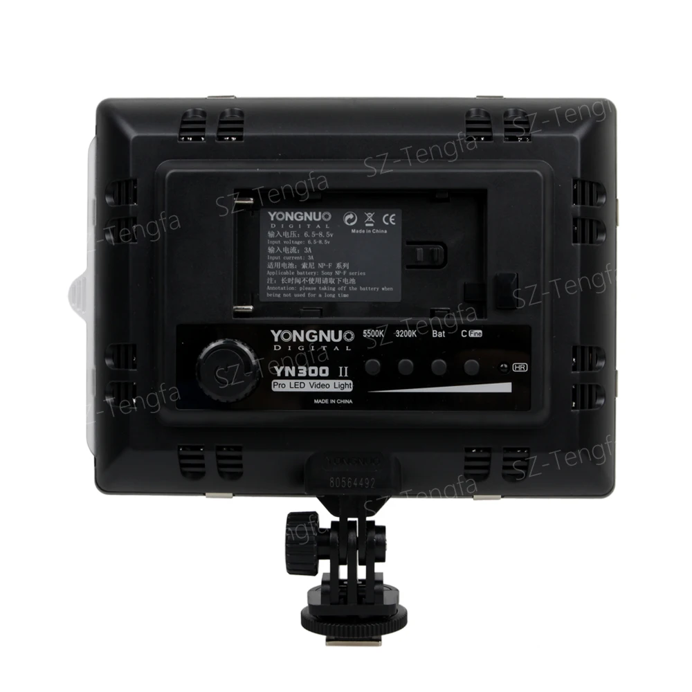 Yongnuo YN 300 II YN300II 3200 5500k светодиодная камера для видеосъемки + аккумулятор 7200 мАч NP F970