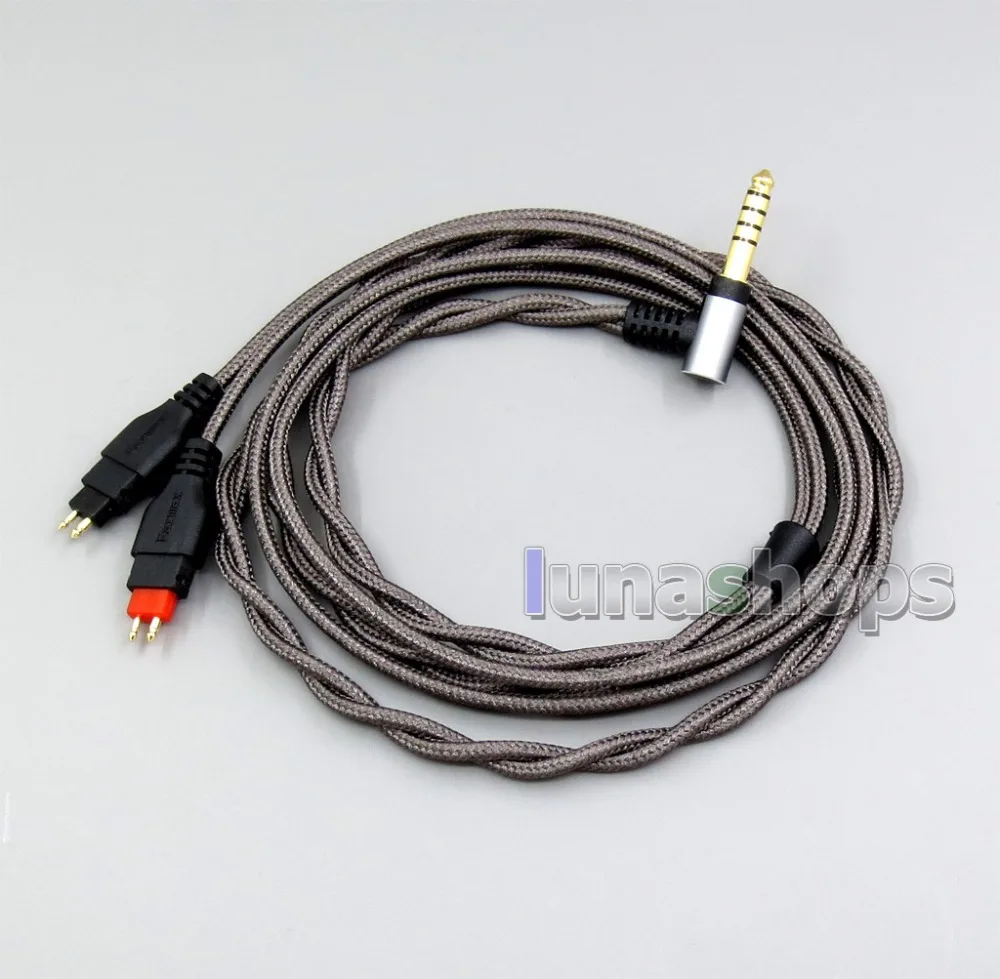 LN006311 4,4 мм вязання одежда сбалансированный наушник кабель для Sennheiser HD580 HD600 HD650 hdxxx HD660S