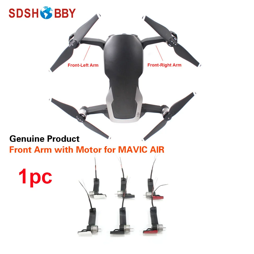 

Genuine Product 1pc Replacement Front Motor Arm Drone Arm with Motor Repair Part for DJI MAVIC AIR