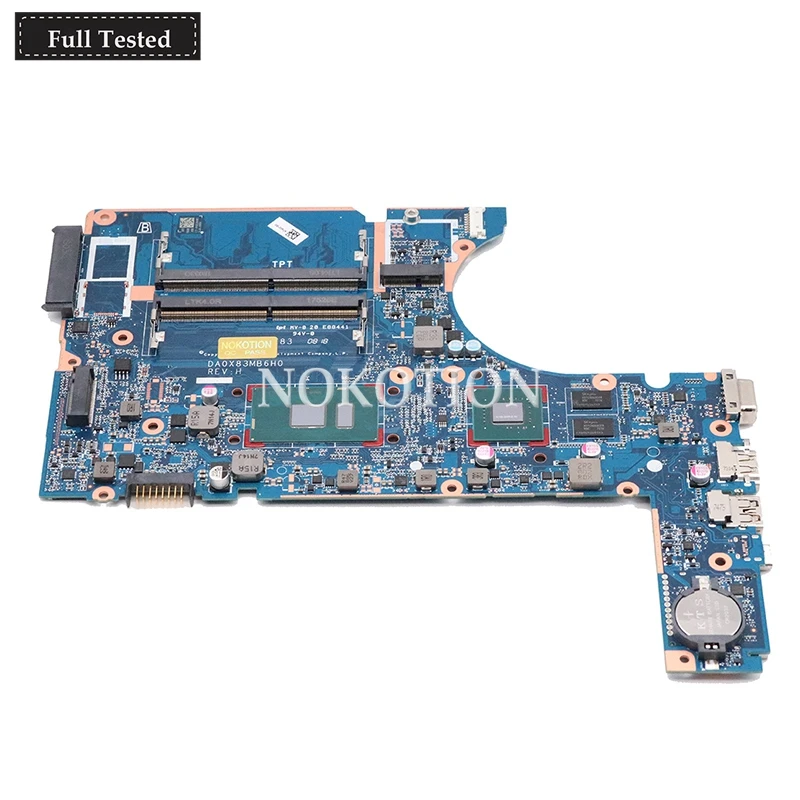 Материнская плата NOKOTION DA0X83MB6H0 материнская для ноутбуков HP 450 G4 470 805696 001 002 907714 601