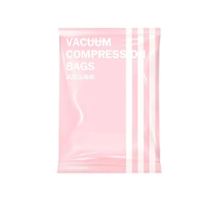

6 Pcs Home Vacuum Bag For Clothes Storage Bag With 1 Valve Transparent Foldable Compressed Organizer Space Saving Seal Packet