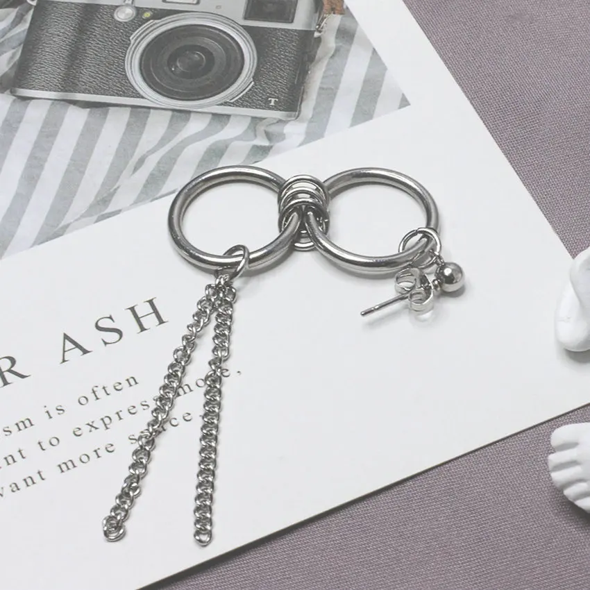 VEKNO новый в стиле панк ретро металл серьги Кисточки Из Сплава Ручной Работы