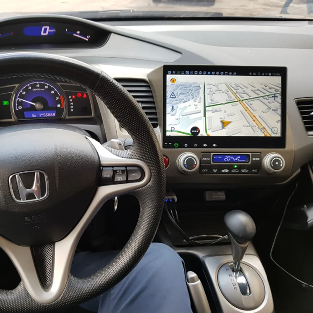 Dasaita 10 2 &quotAndroid 5 1 автомобильный DVD gps плеер Navi для Honda Civic 2006 2011 с четырехъядерным