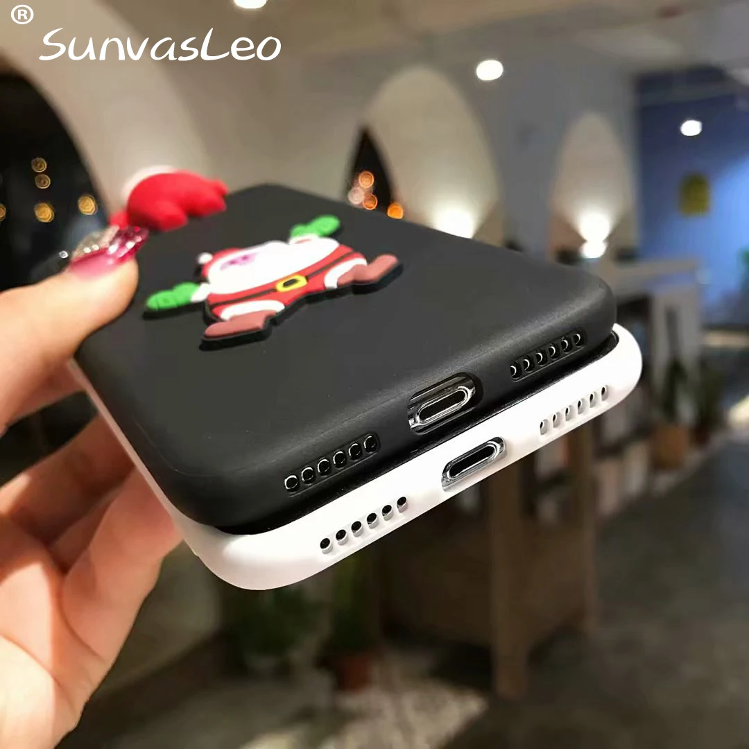 Рождественский Мягкий ТПУ силиконовый чехол для huawei mate 9 10 P20 Pro Lite P10 Y5II Y6II P Smart Honor 8 9 Y9