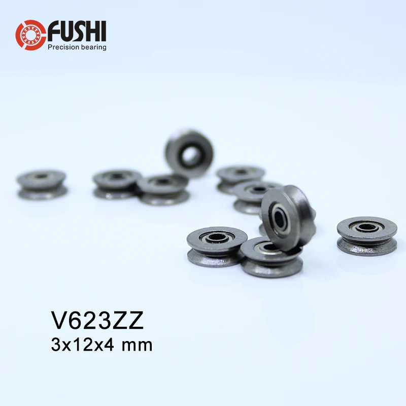 Высокоуглеродистая сталь V623ZZ (20 шт.) V канавка герметичный шариковый подшипник 623VV