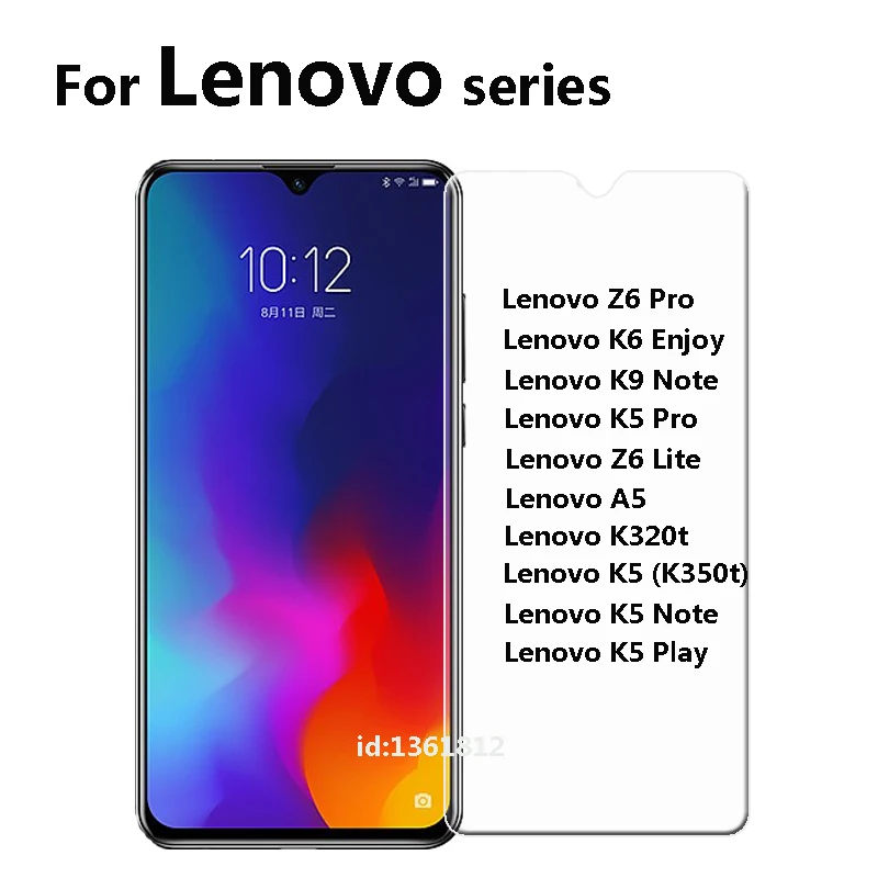Закаленное стекло для Lenovo Z6 K5 Pro Lite K9 K320t K350t Note Play Высококачественная Защитная