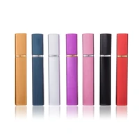 mub 6ml 12ml 1 pc portable refillable perfume atomizer bottle with metal spray empty parfum case with colorful empty container