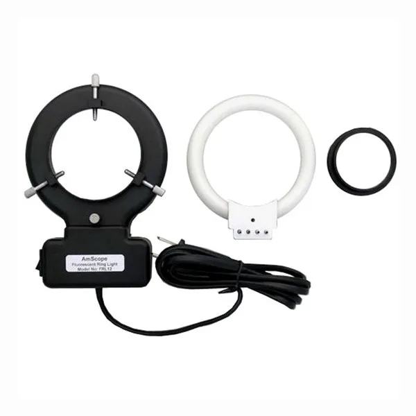 

AmScope 12W Microscope Fluorescent Ring Light + Adapter FRL12-A