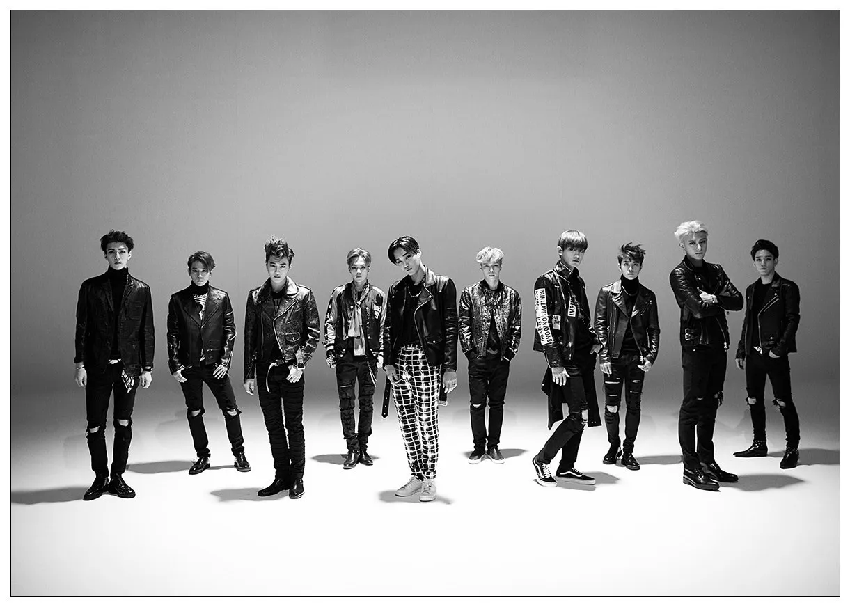 S006 Kpop постер EXO белая бумага с покрытием для печати, настенная наклейка, украшение для дома, стены, художественный плакат - Цвет: S006