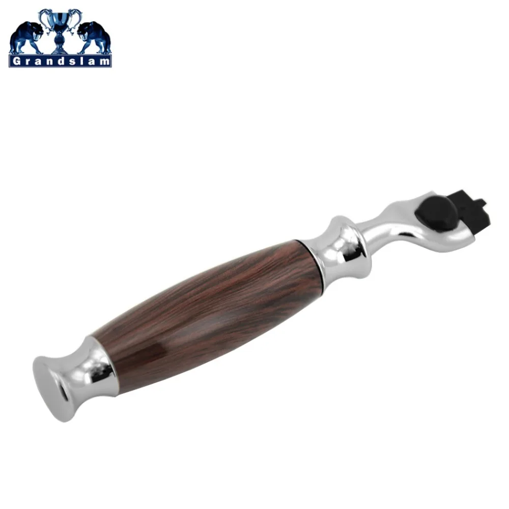 Grandslam Мужская Ручная бритва Mach 3 Безопасная Ручка для бритья бороды влажный