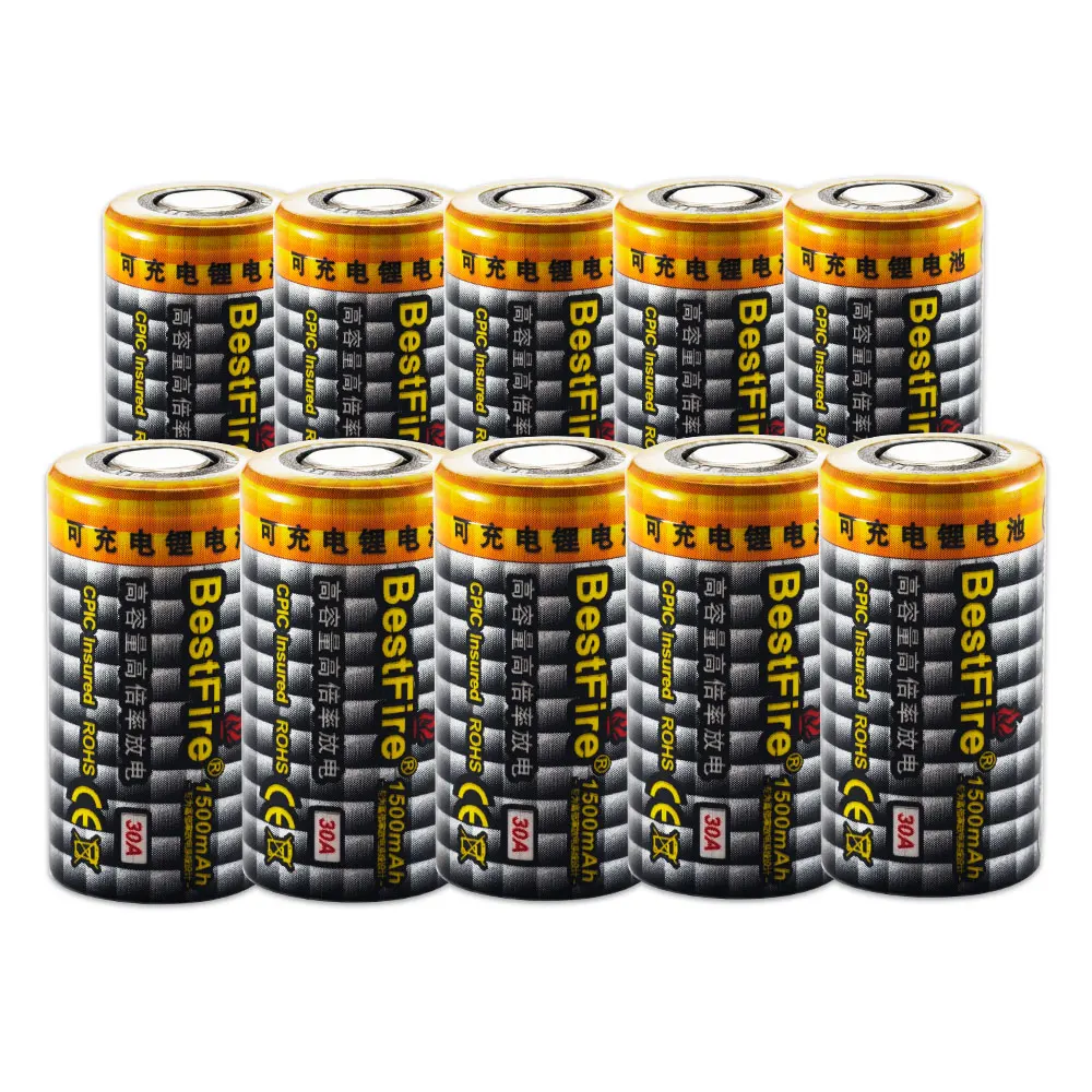Bestfire 1500mAh 18350 батарея 3 7 V литий ионная аккумуляторная 30A для инструментов фонарика
