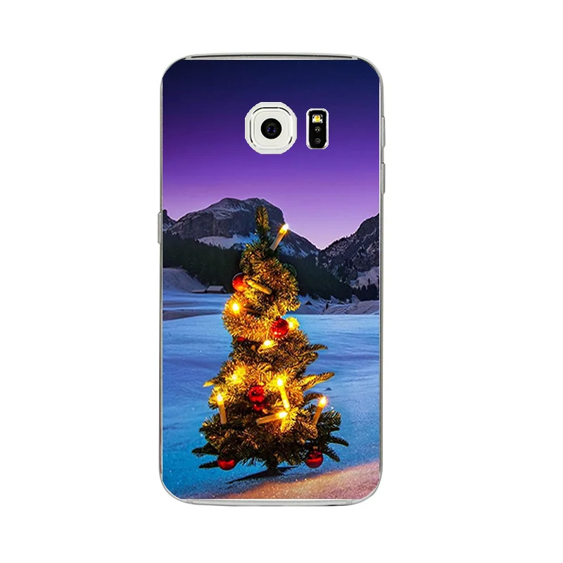 Силиконовый чехол для Galaxy S6 Edge Plus чехол для телефона для Samsung Galaxy S6 оболочка для C5 C5Pro C5000 крышка с Рождеством узор - Цвет: 9999 07