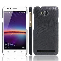for huawei y3 ii 4 5 inches case luxury crocodile skin protective back cover for huawei y3 2 huawei y3ii phone bag coques