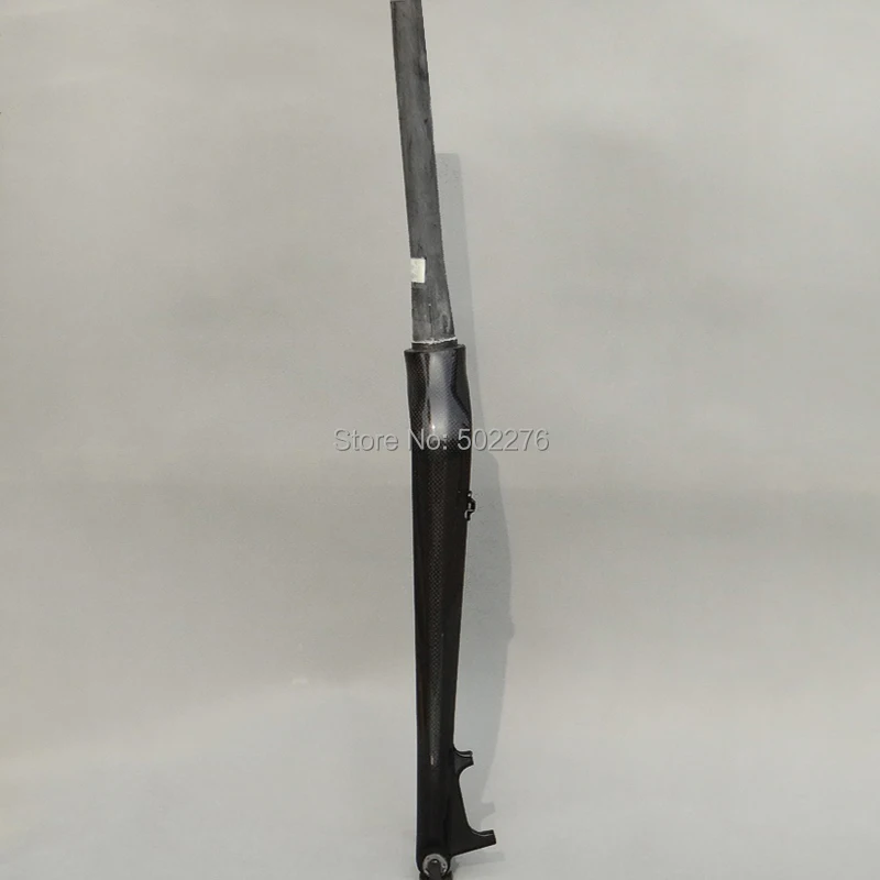 3k углеродная Глянцевая вилка для горного велосипеда коническая Велосипедная