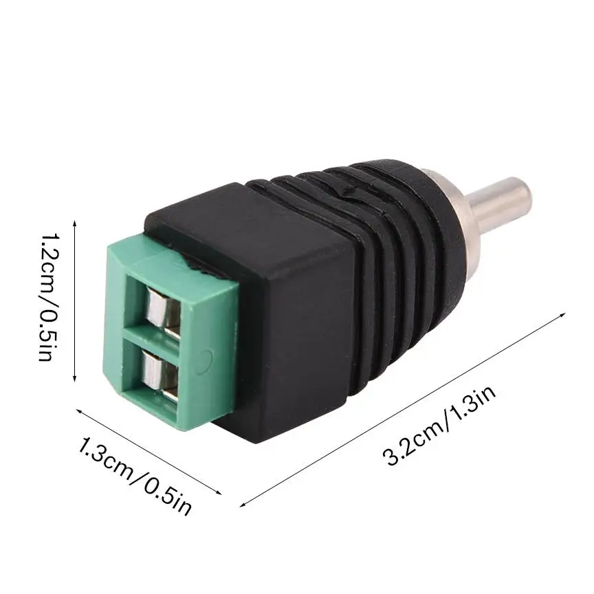 15 шт. RCA штекер в AV винтовой терминал аудио/видео разъем адаптер 2018 новый стиль|plug