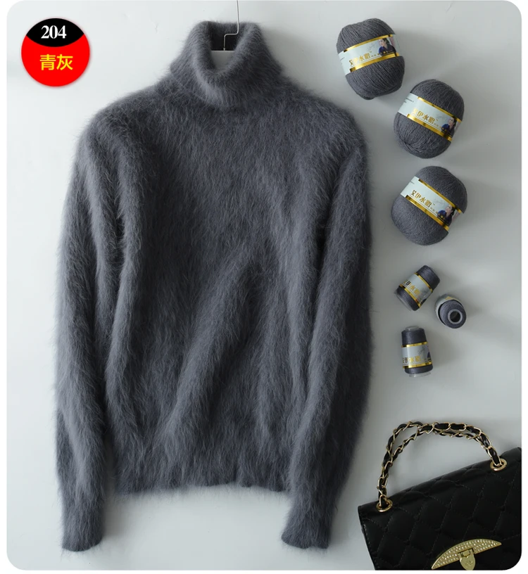 Long Plush Mink Cashmere Yarn Yarn for Knitting Warm Delicate Fluffy Yarn for Hand Sweater Cardigan Hats Soft Yarn for Women Men
