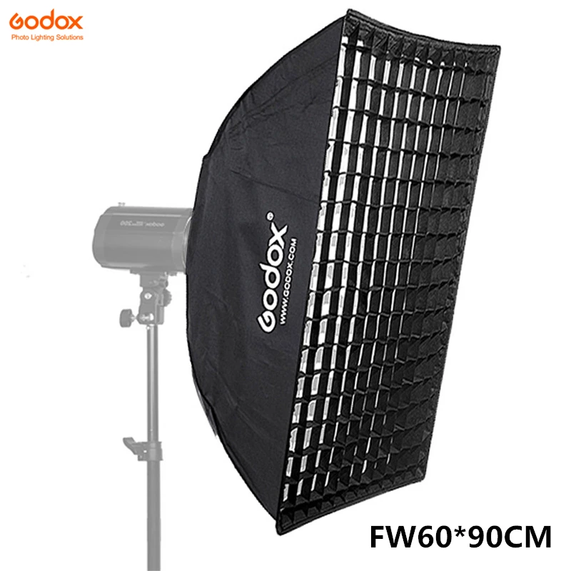 Godox 60 см * полоса улей сотовая сетка софтбокс с креплением для Bowens студия