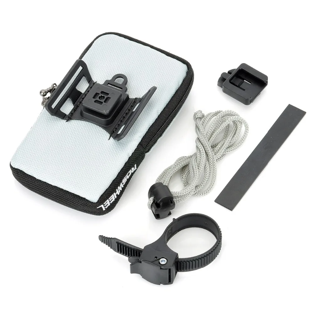 Bike Bicycle Quick Release Zippered Pouch for Touch Screen Mobilephone - Black | Спорт и развлечения