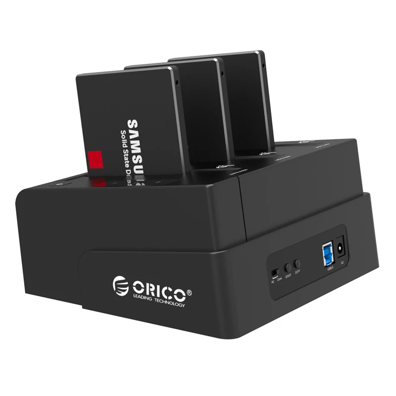 ORICO 6638US3-C-V1 2.5/3.5 Inch USB 3.0 3 Bay Clone Hard Drive Dock Station