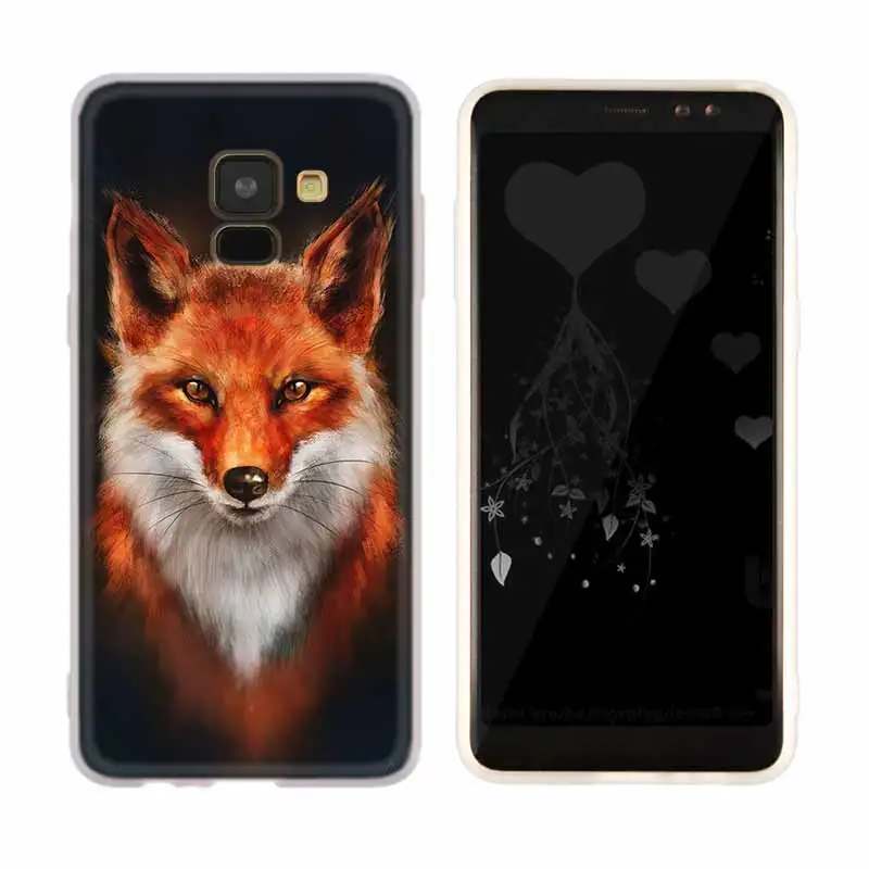 a12 Г-н милое платье с лисой для samsung Galaxy A10/A30/A40/A50/A70 A9 A8 A6 a7 A3 A5 ТПУ чехол мягкое сиденье автомобиля - Цвет: a12