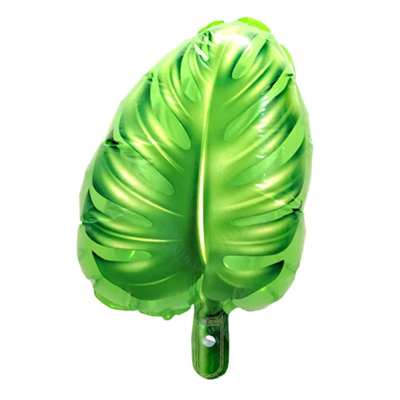 Green Визуальный сенсорный 5 шт. тропическая Пальма черепаха воздушные шары с листьями надувной шар лесной шар игрушка для джунглей вечерние принадлежности - Цвет: Green
