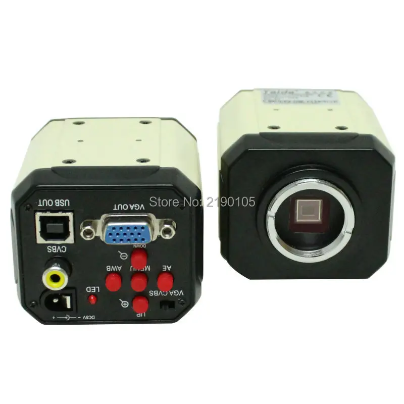 Цифровой промышленный микроскоп HD 2.0MP 3 в 1 камера для PCB lab VGA CVBS USB AV TV выходы |