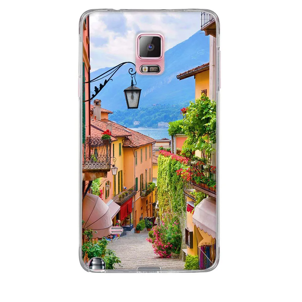 Мягкий чехол из ТПУ для Samsung Galaxy Note 4 силиконовый защитный Note4 N910 N9100 чехол|Бамперы|