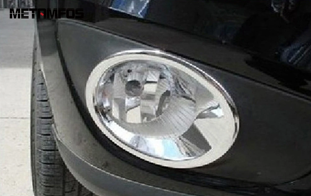 Для hyundai Santa Fe 2010 2011 2012 хромированный передний противотуманный светильник, противотуманный светильник, крышка, Формовочная отделка рамы, внешние аксессуары для автомобиля