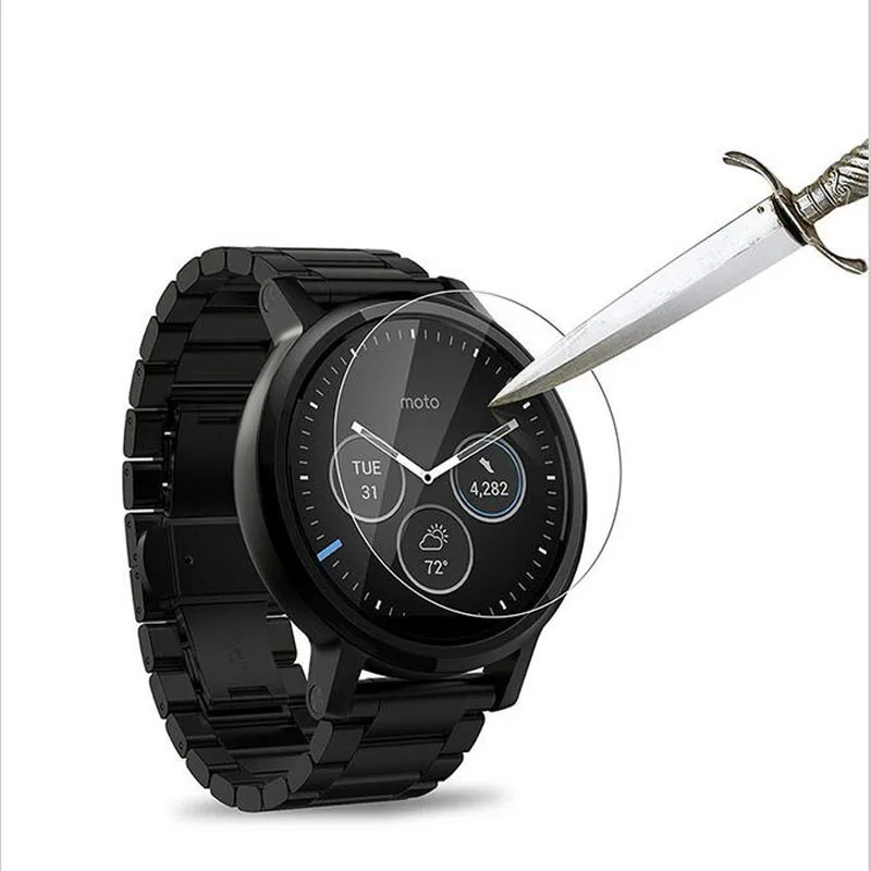 2 шт. защитная пленка из закаленного стекла для Motorola Moto 360 42 мм 46 1 и поколения