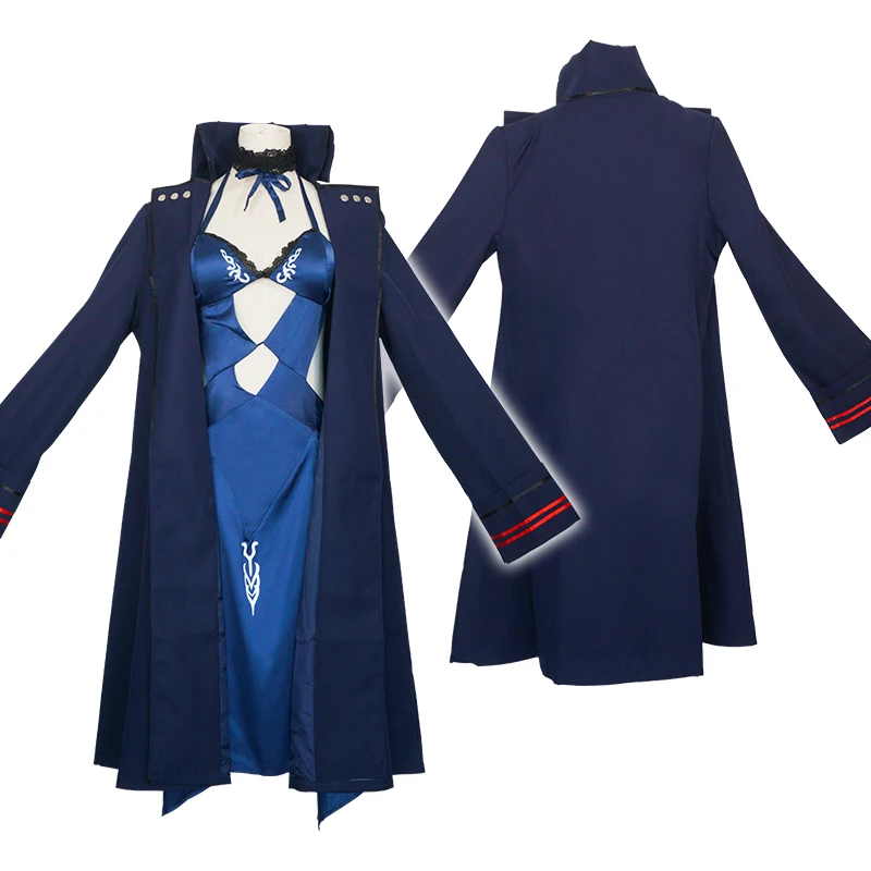 Milky Way аниме Fate Grand Order FGO Alter Saber косплей костюм черный из двух частей женское платье