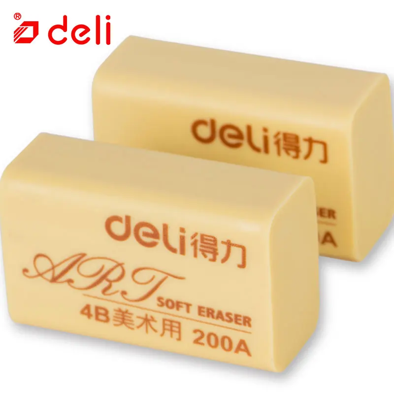 Deli 2 шт. 4B ластик мягкий эскиз для рисования учеников школы канцелярские