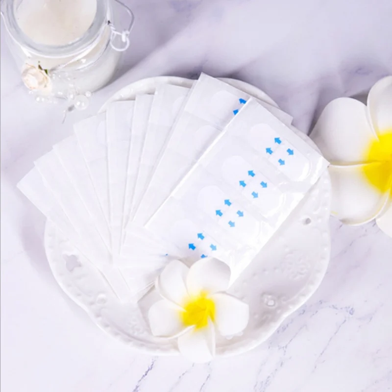 40 шт./компл. шейпер для похудения лица Тонкая паста невидимый консилер лента