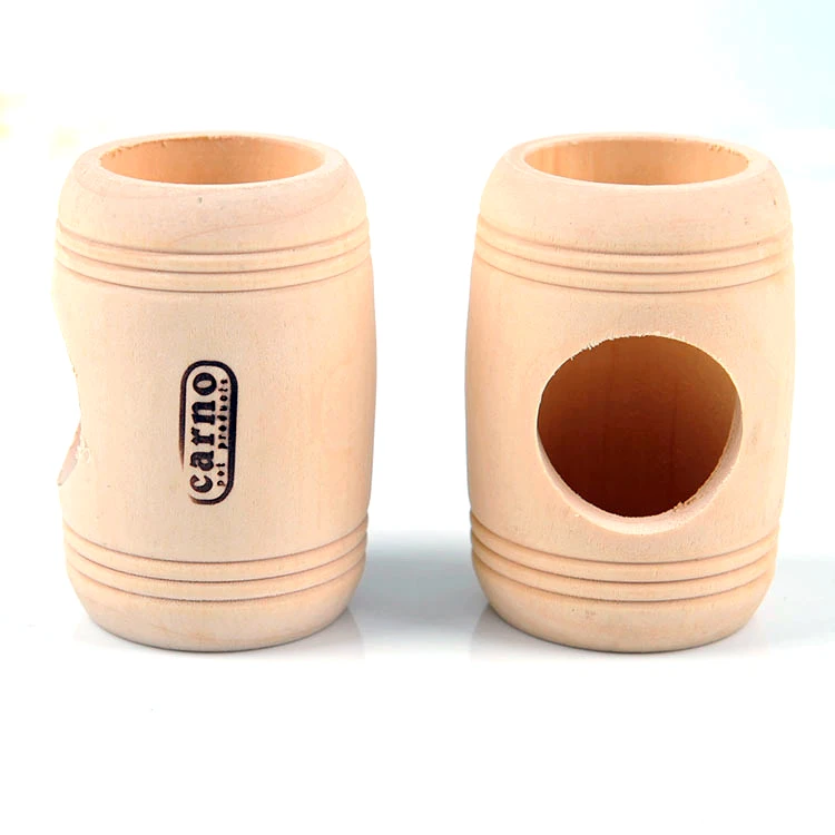 Клетки для хомяка Маленькая деревянная бочка хомяк гнездо мелких животных