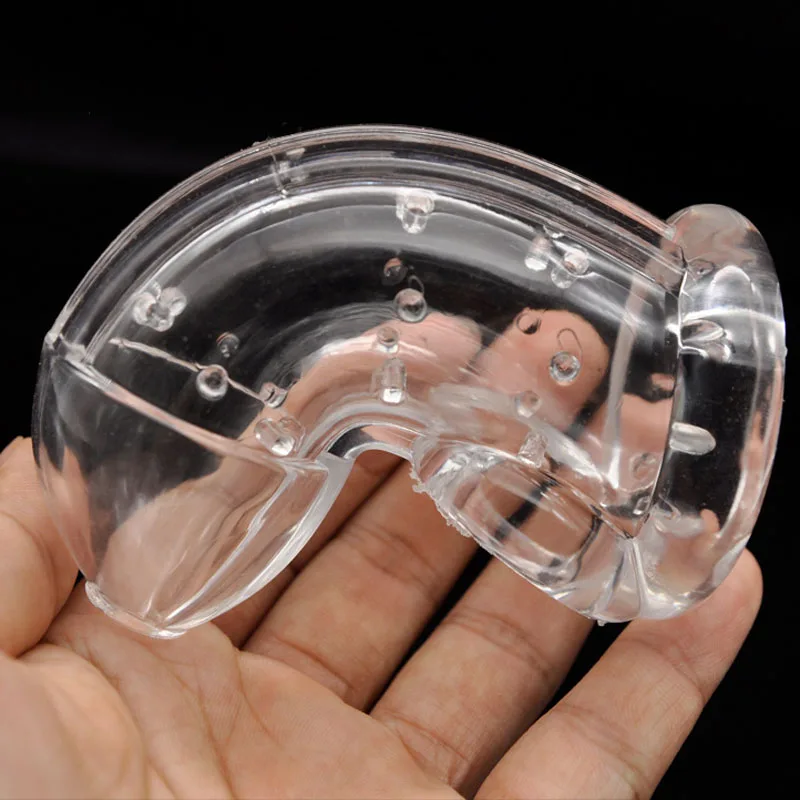 Transparent Spiked Soft Cock Cage Male Chastity Device Penis Sleeve Scrotum Bondage Sex Toys For Men Dick Sleeves | Красота и