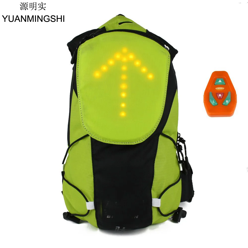 Езда на велосипеде отражающую Безопасность светодиодный рюкзак сумка с