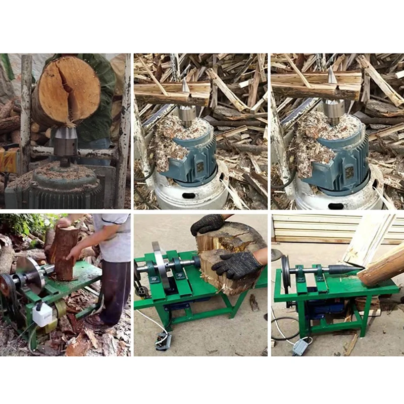 

Small Type Splitting Bit Fast Wood Splitting Rural Safe Wood Breaker Tool Efficient Splitting Wood Cone