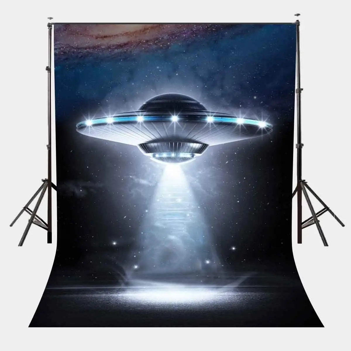 

150x220 см НЛО фон летающая тарелка Звездная ночь фотография Фон научная фантастика инопланетянин культура дети Новорожденные Фанаты