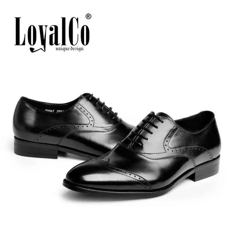 2015 Men's Brogues Formal Business Male Flats Black wedding shoes men lace up dress formal oxfords | Обувь
