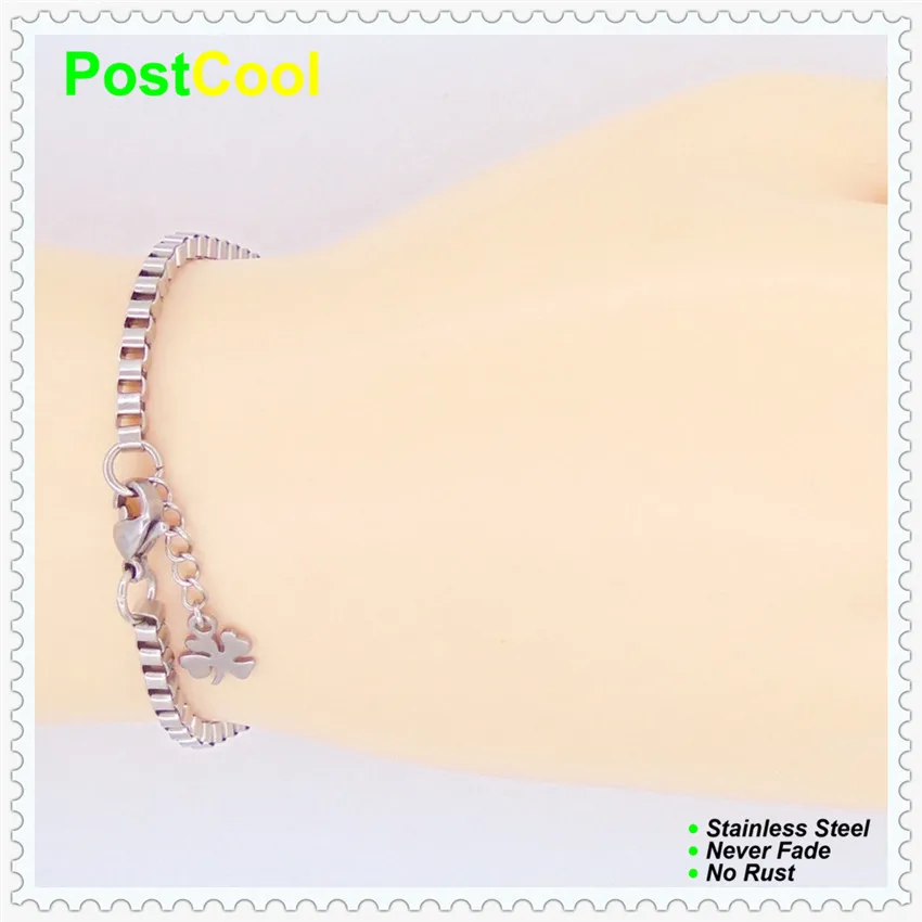 Модные наборы ювелирных изделий в коробке ширина цепи 3 мм 100% нержавеющая сталь