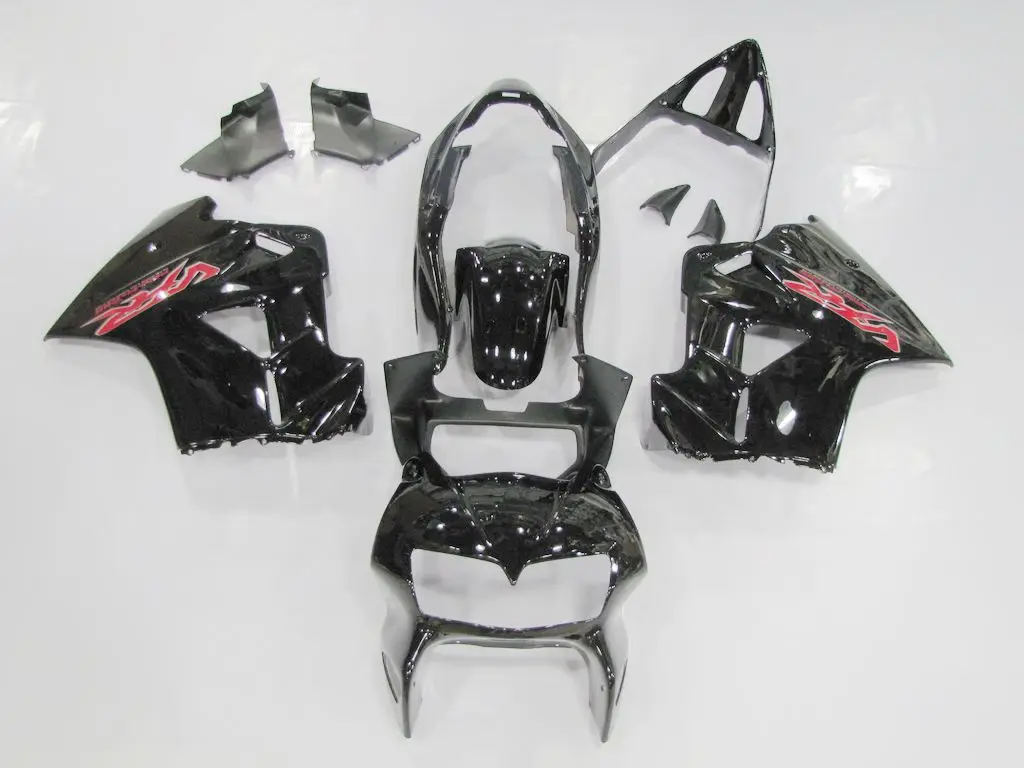 Бесплатный 5 Подарков ABS Впрыска Черный Красный Обтекателя Fit VFR800 2002 12 09 Крышка