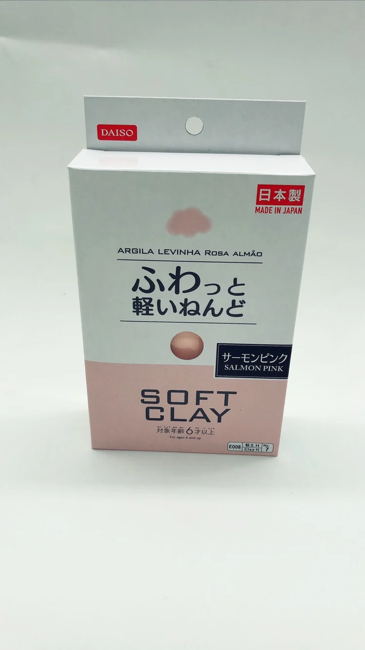 Daiso японская мягкая глина легкая для моделирования воздушная сухая Ультралегкая глина детская Полимерная глина Lizunov slimes пушистые принадлежности# clay002 - Цвет: pink